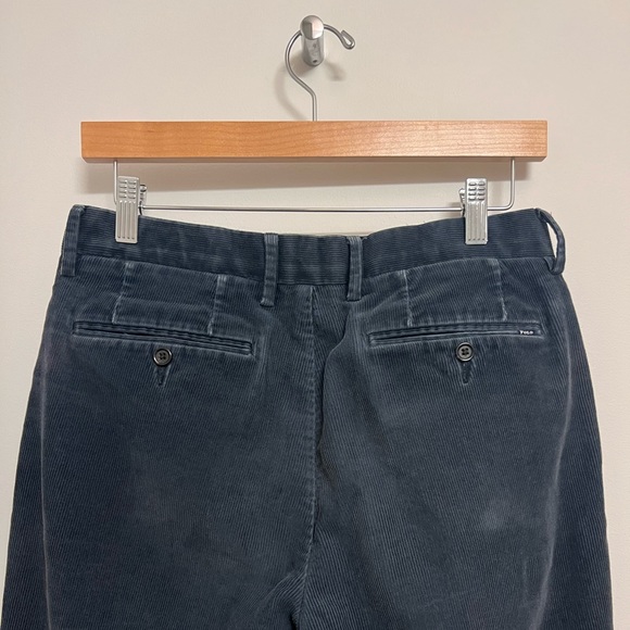 🍯 Polo by Ralph Lauren • Navy Blue Corduroy Chino Pants • Vintage - Picture 3 of 7